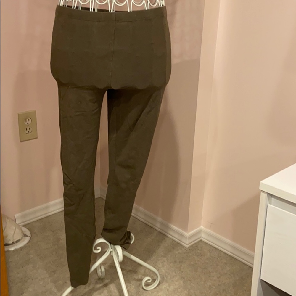 Army green leggings